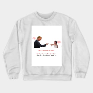 Greta Thunberg In Time for Donald Trump Crewneck Sweatshirt